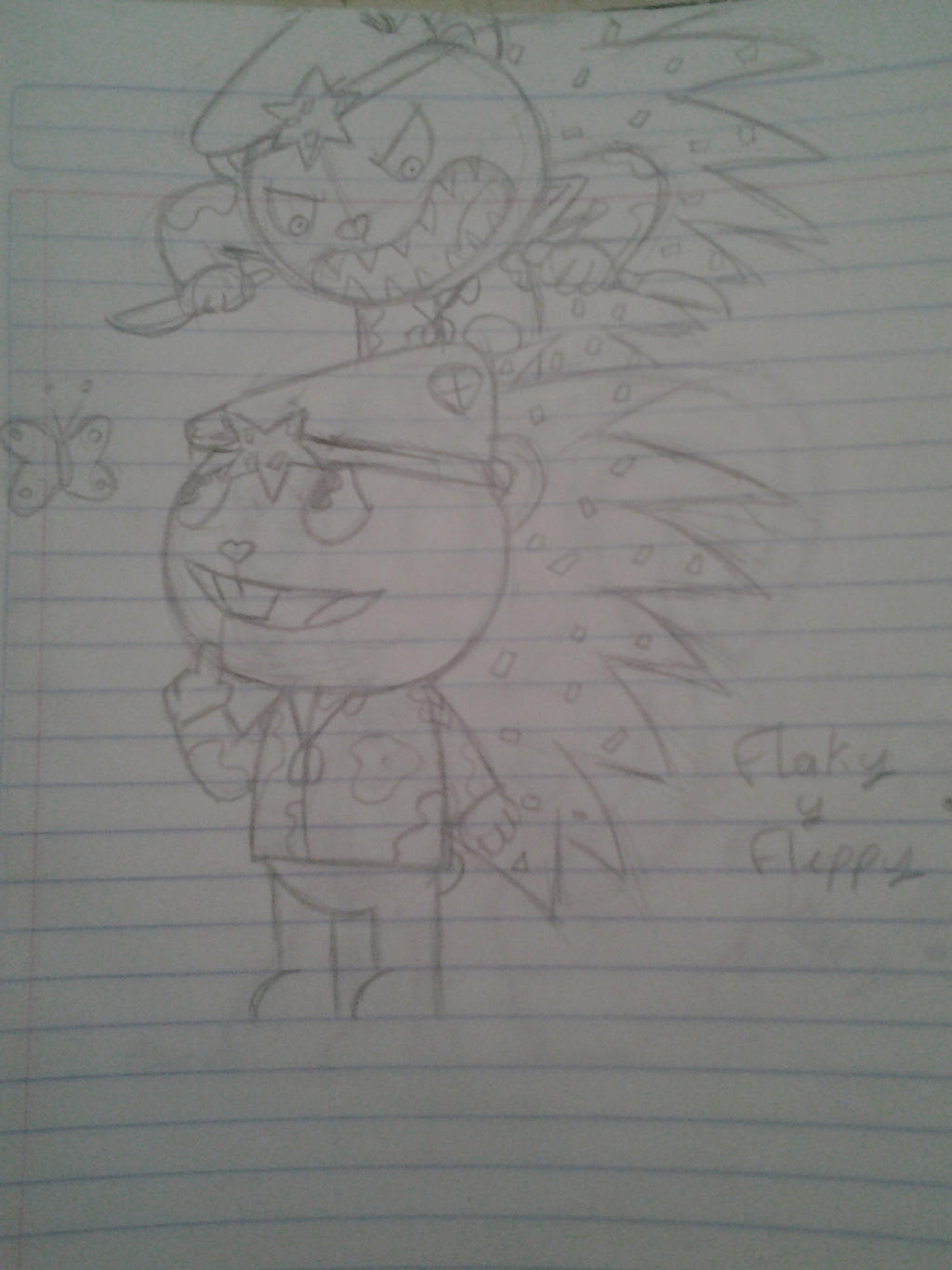 HTF: (Fusion) Flaky+Flippy by Wen-911 on DeviantArt