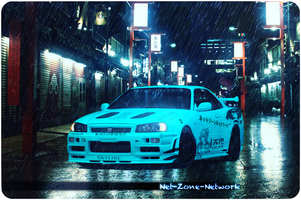 Nissan Skyline Gtr 34 spec v Koto Japan by Net-Zone-Network