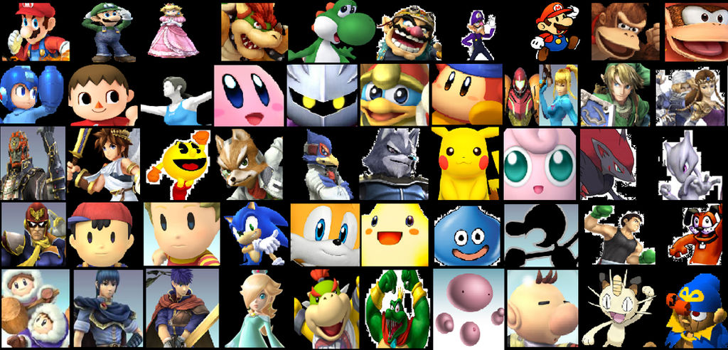 My SSB4 Roster by Rapthemonkey9 on DeviantArt