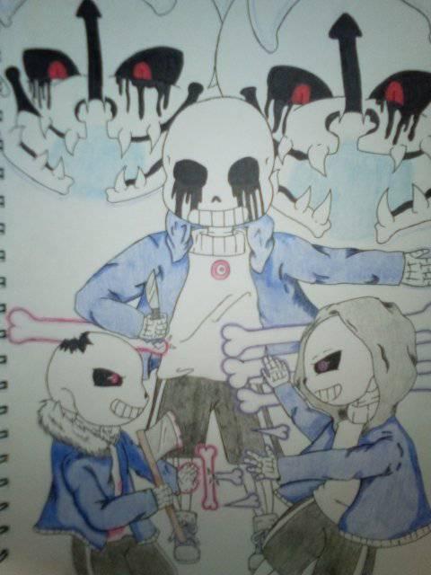 Killer Sans vs Horror Sans by KEPTPACK769 on DeviantArt