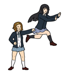 Mio And Ritsu, Scooby-Doo Style
