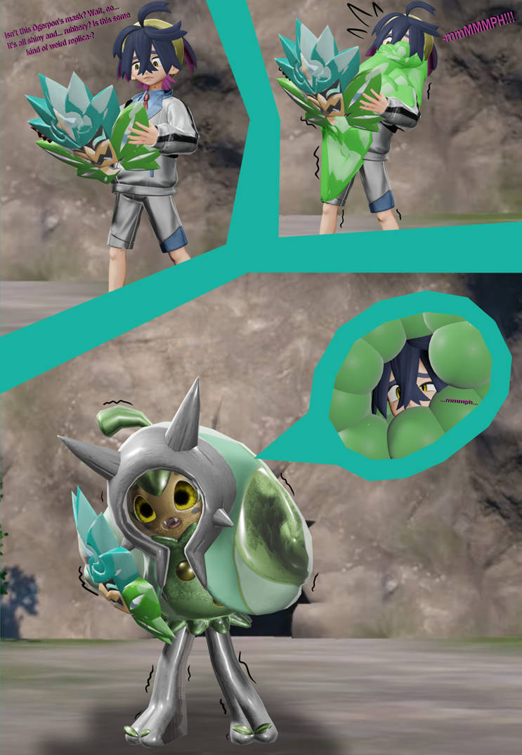 Shiny Ogerpon(?) by DaRayBoi on DeviantArt