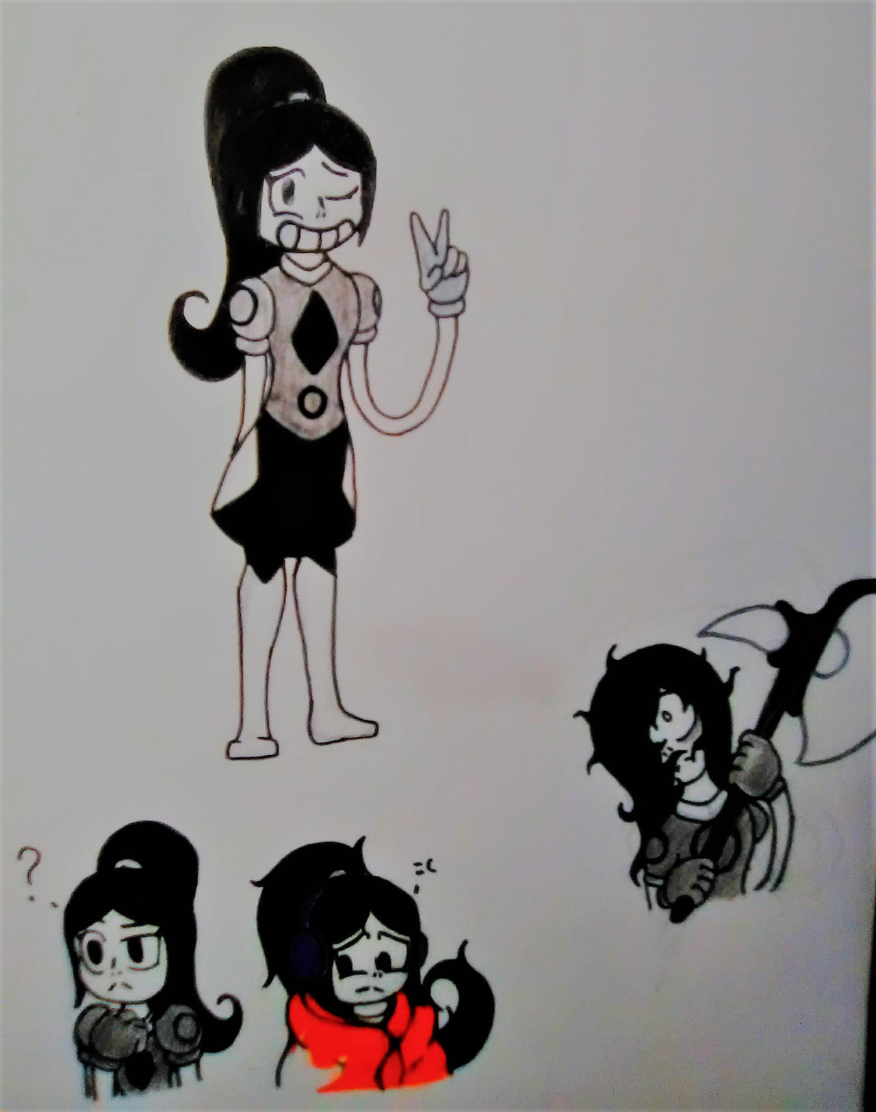 Spinel Reference Front View Moon spinel reference by Cryingsoulsandroses on DeviantArt