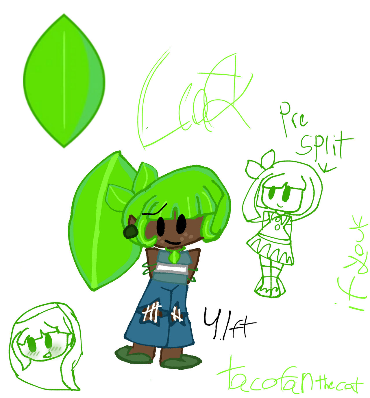 Leafy as human by ifyouk on DeviantArt Leafy as human by ifyouk on DeviantArt