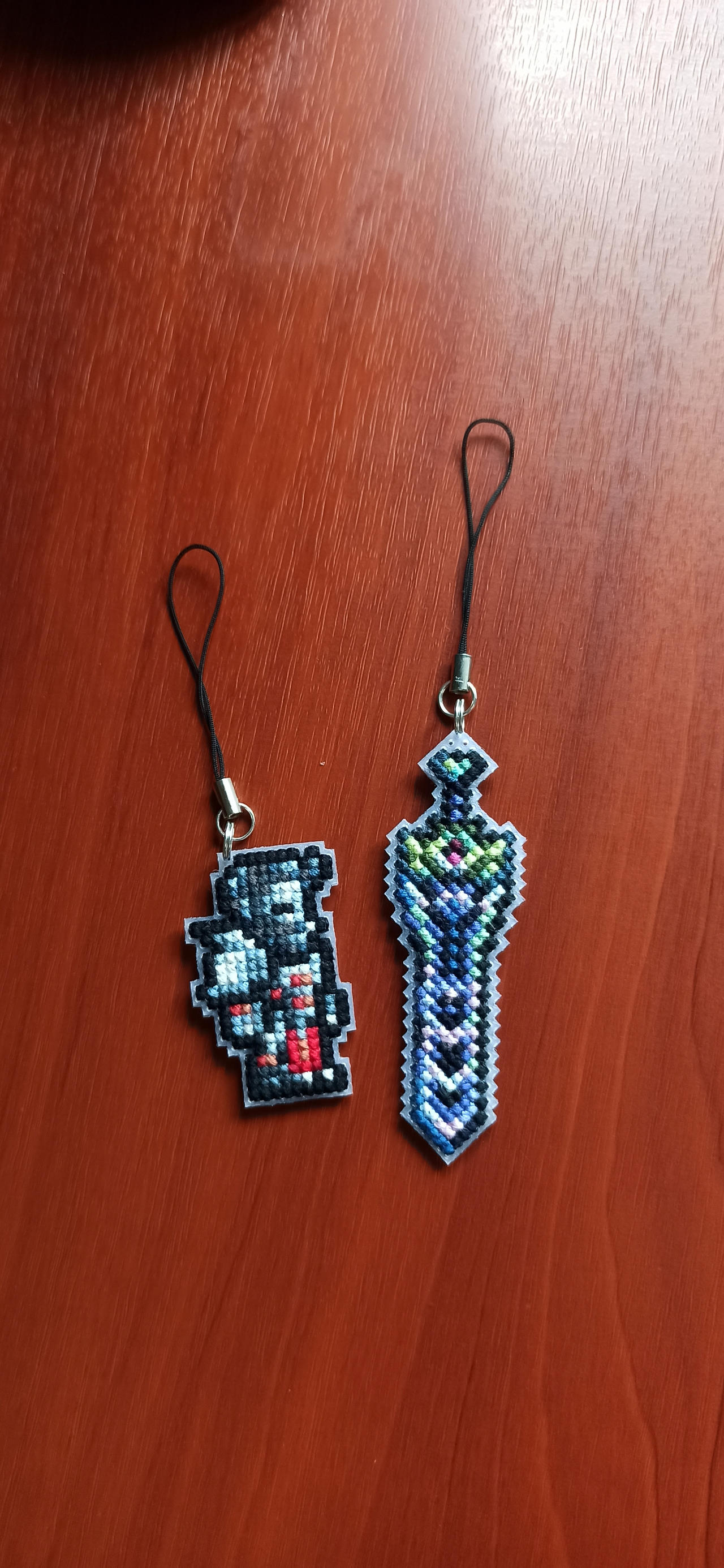 Tibia Keychain terraria character and Zenith keychains by lithelinne on DeviantArt