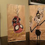 Spider-man and Goofy Bag Art