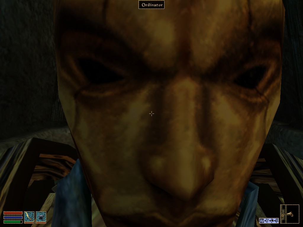 TES III Morrowind - way too close for comfort