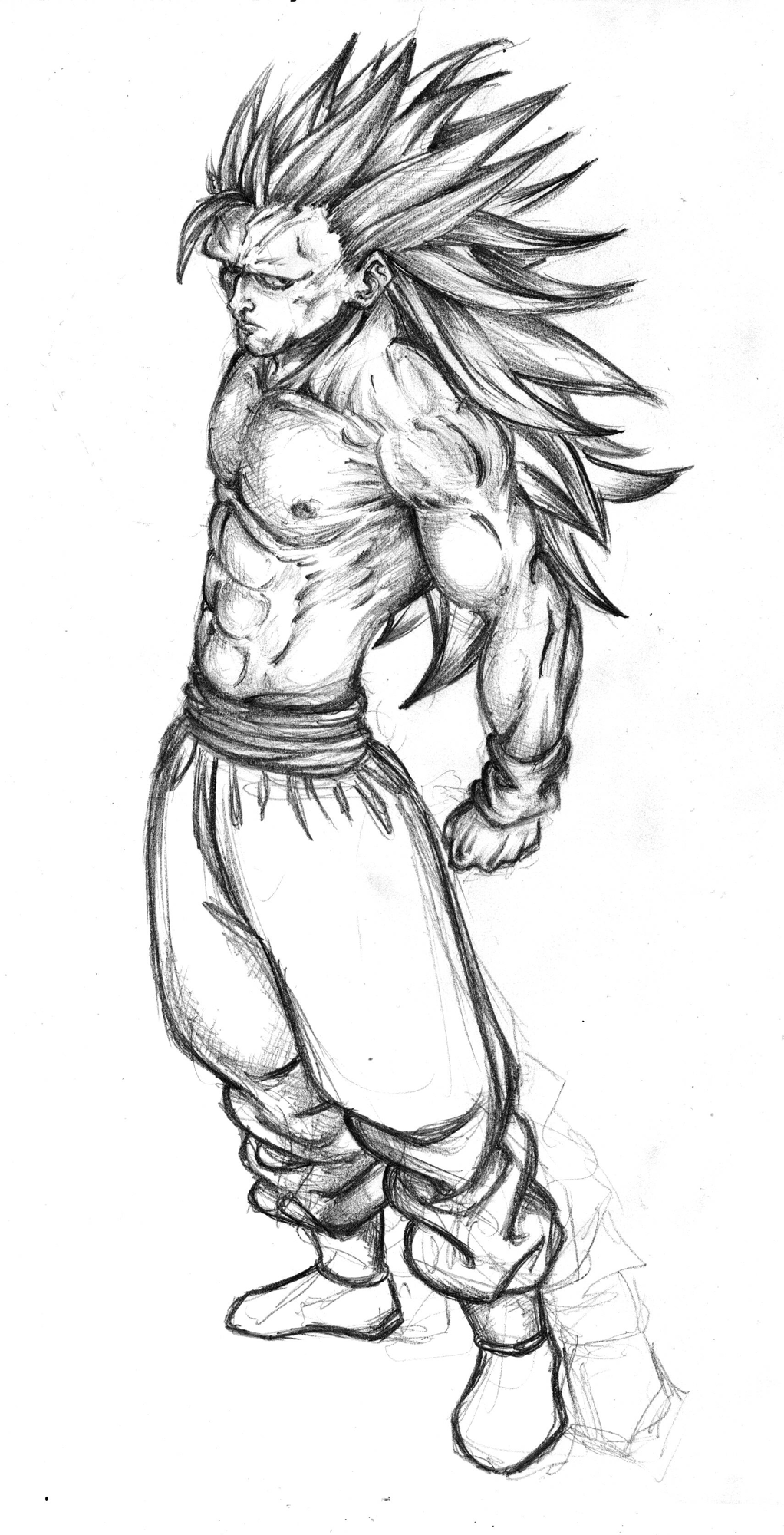 Goku ssj3 fanart by yosoyjotxe on DeviantArt Goku ssj3 fanart by yosoyjotxe on DeviantArt