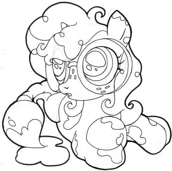 Inkwell Filly Drawing