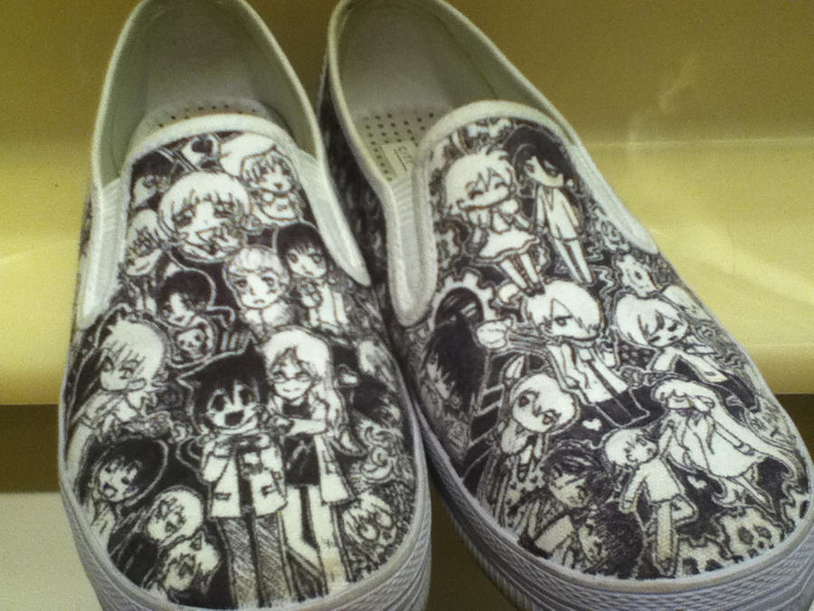 Custom Deviantart Shoes Custom Anime Shoes by angelica462 on DeviantArt