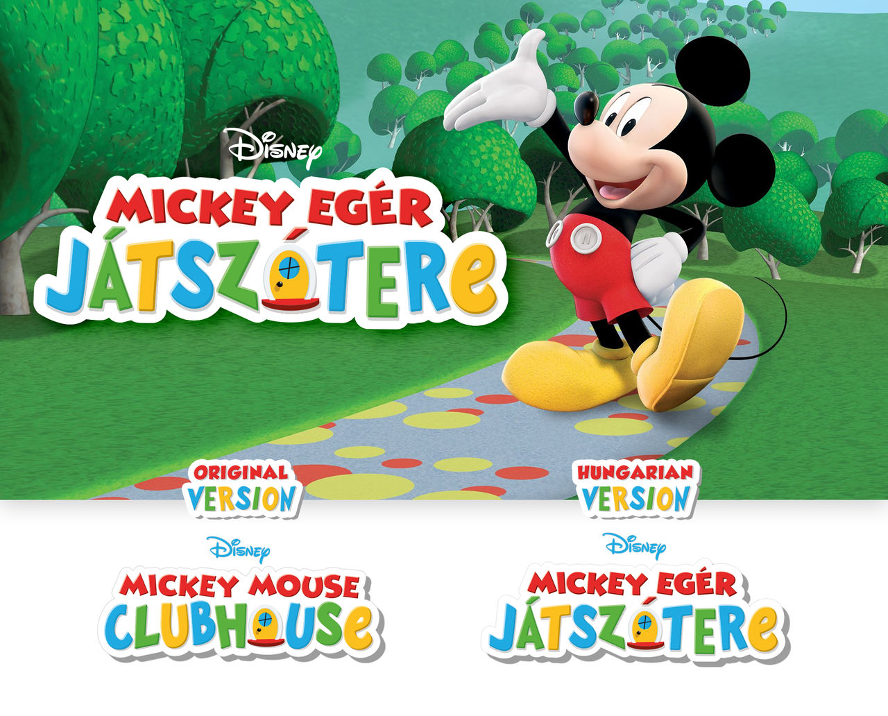 Mickey Mouse Clubhouse Hungarian localized logo by booczakos on DeviantArt