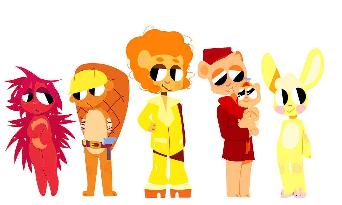 htf|red-yellow characters by gamergirl29235 on DeviantArt