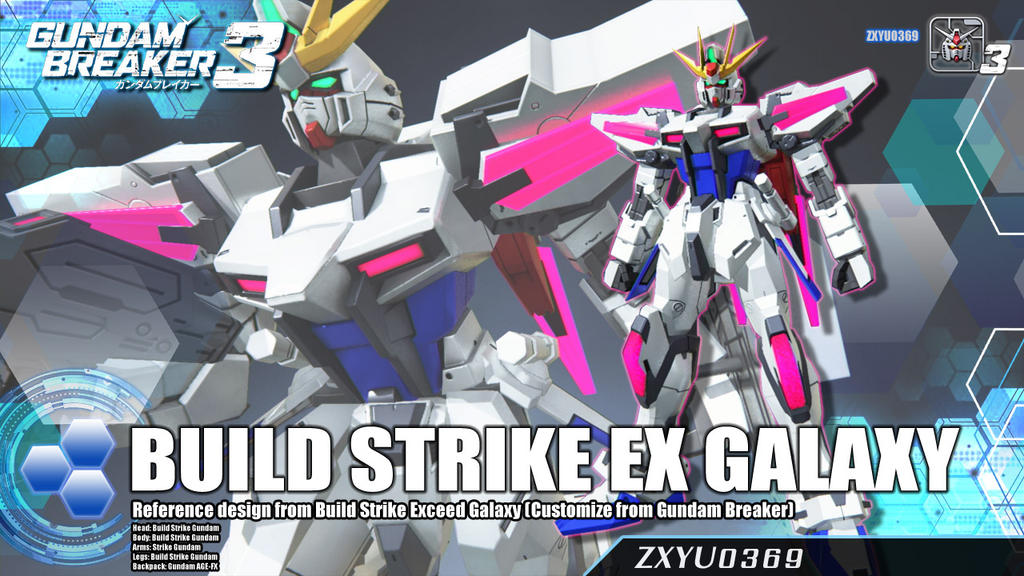 Gundam Breaker 3 Build Strike Exceed Galaxy by NGTirose on DeviantArt