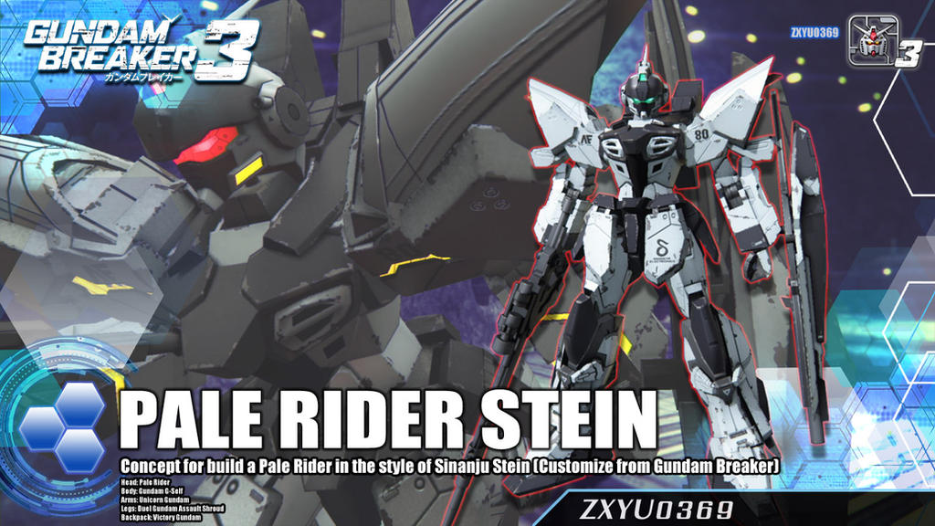 Breaker Dead Rider Gundam Breaker 3 Pale Rider Stein by NGTirose on DeviantArt