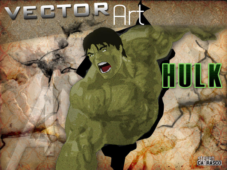 Hulk Vector Drawing Vector-Hulk by RMSCVectoristo on DeviantArt