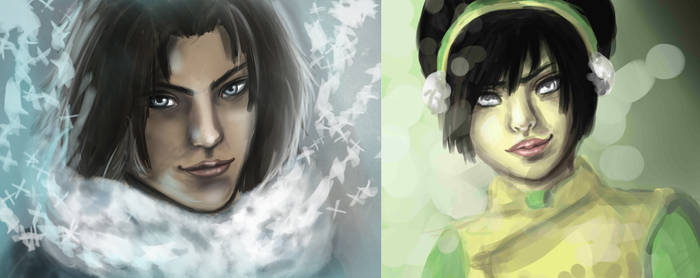 Sokka and Toph