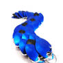 Black and Blue Dragon Scale Bracelet