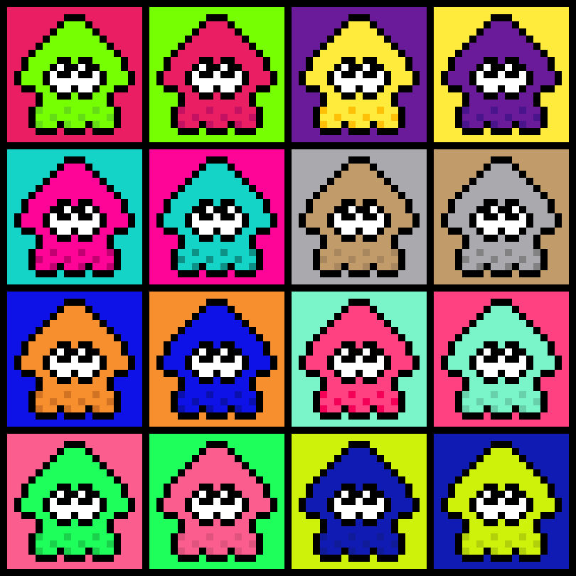 Splatoon / Splatoon 2 / Splatfest Ink Colors by MajesticTitanic12 on ...