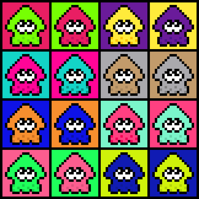 Splatoon / Splatoon 2 / Splatfest Ink Colors by MajesticTitanic12 on ...