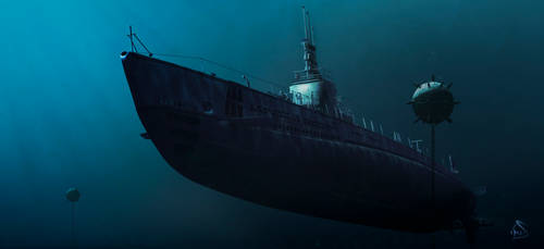 Dangerous Waters : USS Gato Class Submarine by rOEN911
