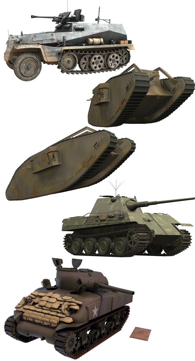 Tank Pack png - Armor Resources by rOEN911 on DeviantArt
