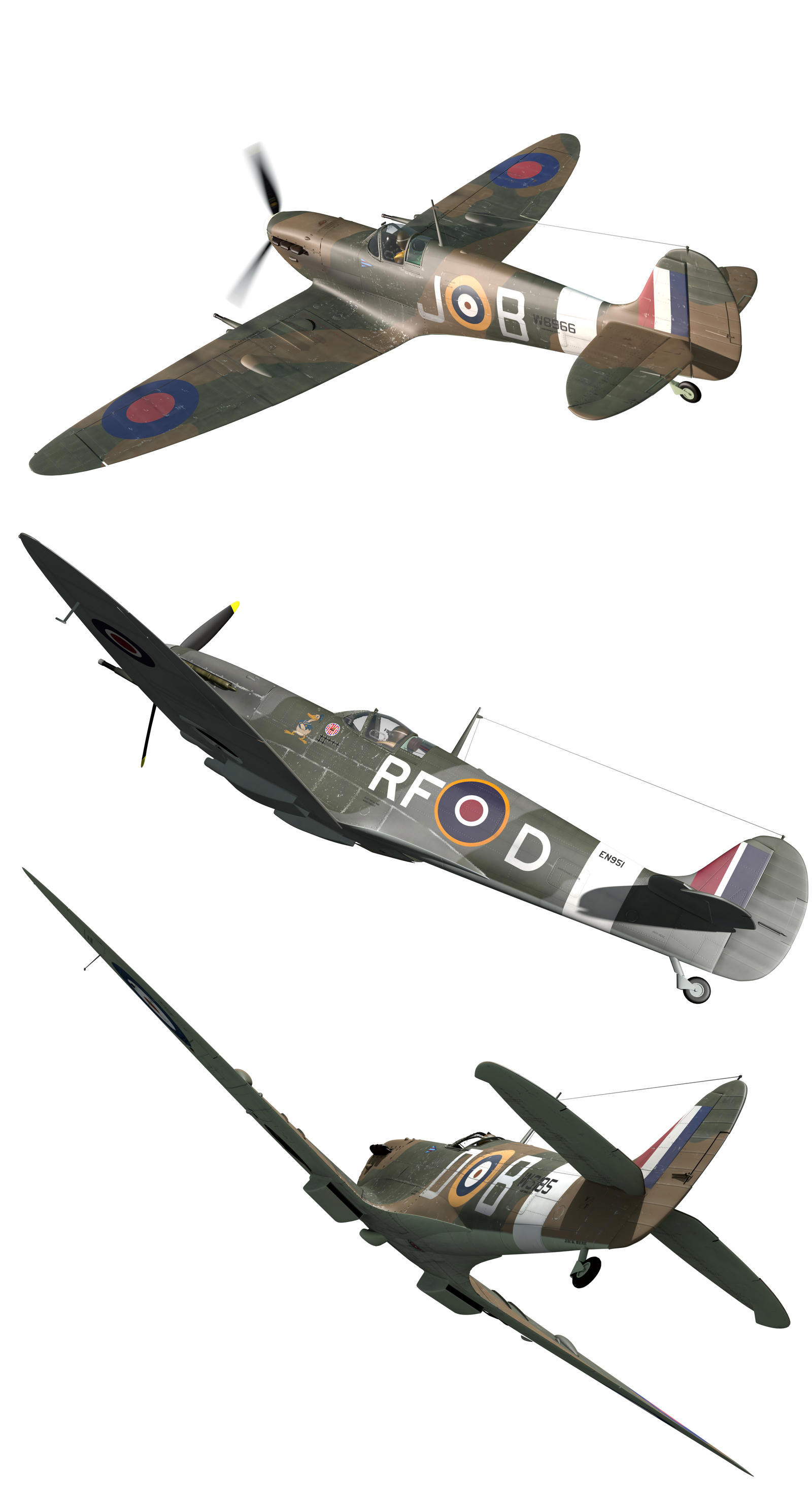 Spitfires Pack - Plane Resources png