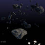 High Quality Asteroids 3D model (obj format)