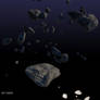 High Quality  Asteroids 3D model (obj format)