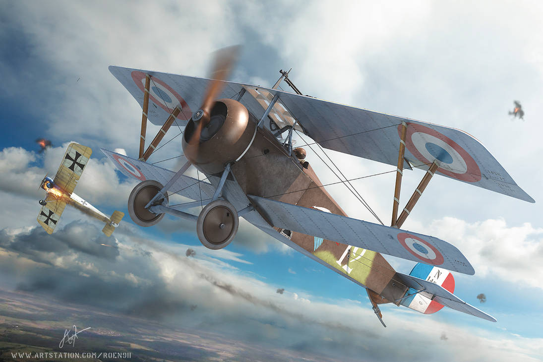 CopperState models Nieuport XVII Box Art by rOEN911