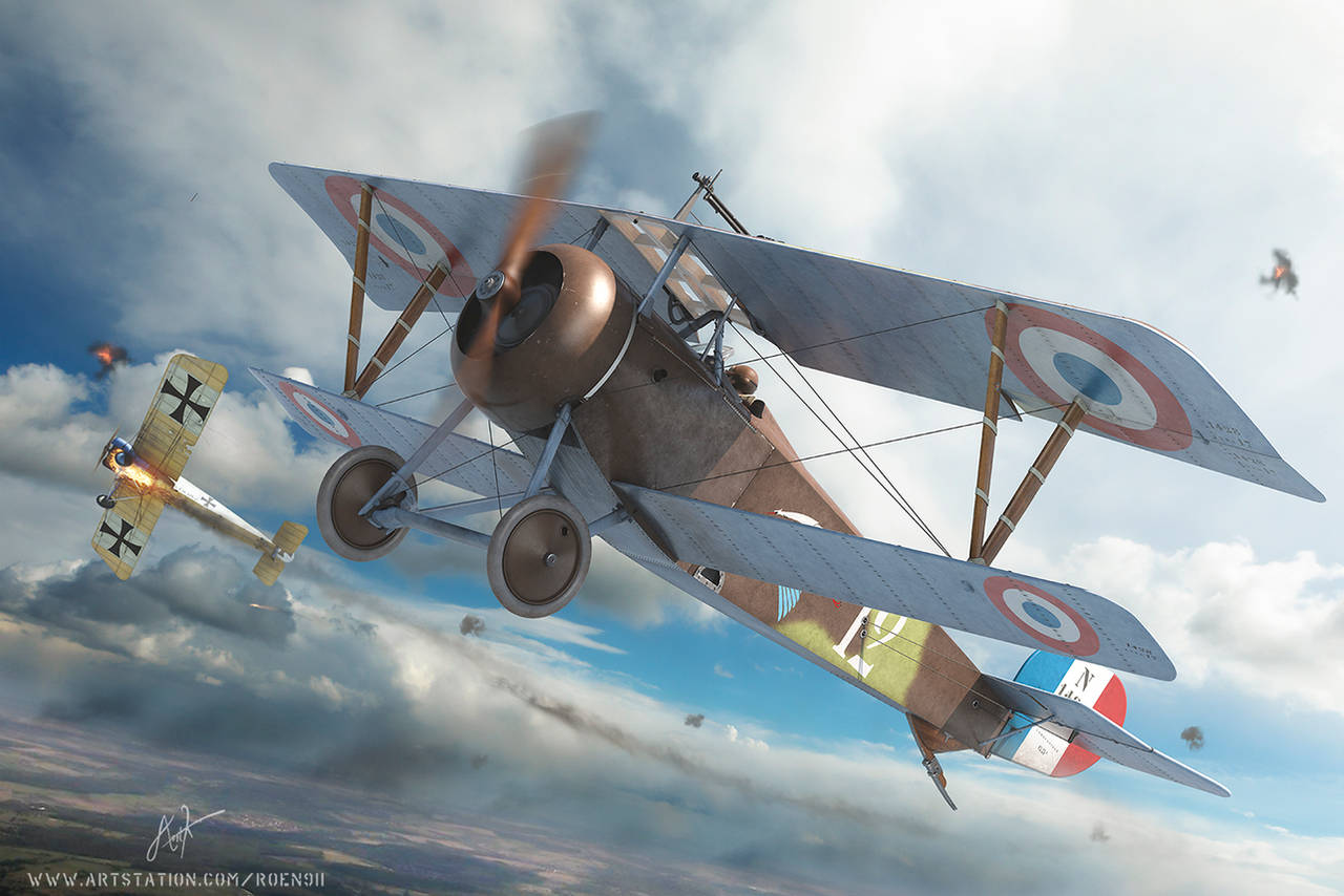 CopperState models Nieuport XVII Box Art by rOEN911