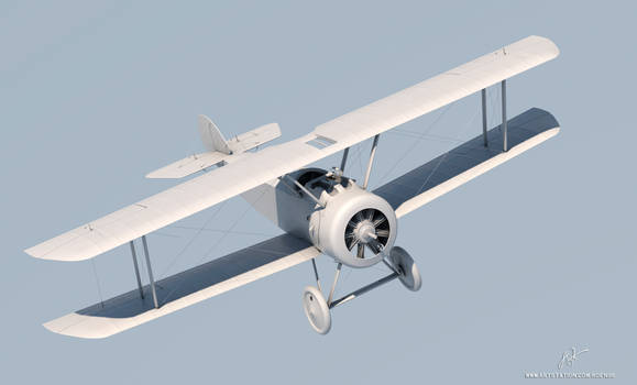 sopwith Camel 3d model