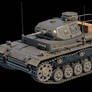 Panzer III command tank 3d model