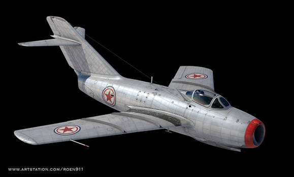 mig-15 3d model