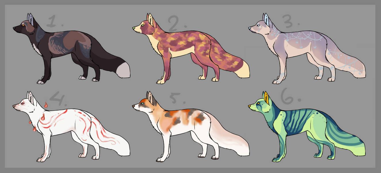 Fox Adaptables Fox adoptable - Open by mimmiley on DeviantArt