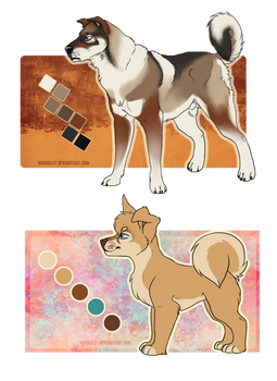 Curly tail dogs adoptable - OPEN - price lowered