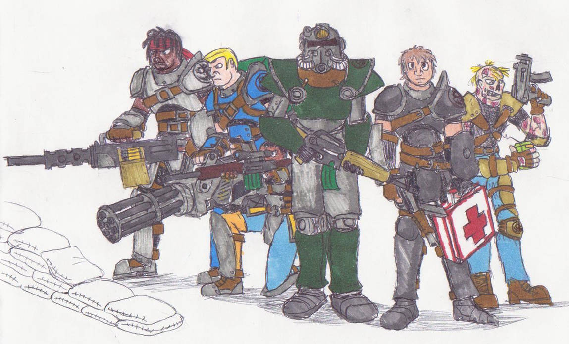 Fallout team by 1tyler on DeviantArt