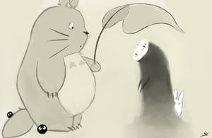 Totoro and Kaonashi