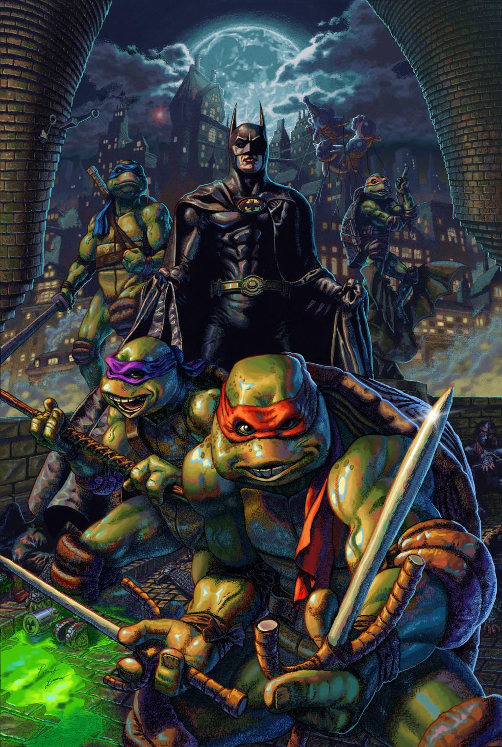 Batman Teenage Mutant Ninja Turtles by patrickjay on DeviantArt