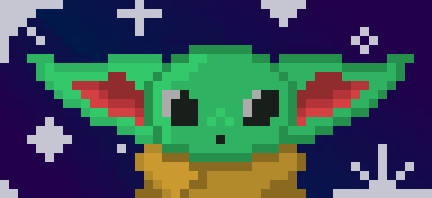 Baby Yoda Pixel Art By Me By 11mccloud11 On Deviantart Baby Yoda Pixel Art By Me By 11mccloud11 On Deviantart