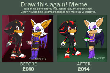 Before and After: Shadow and Rouge