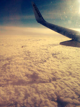 In the clouds