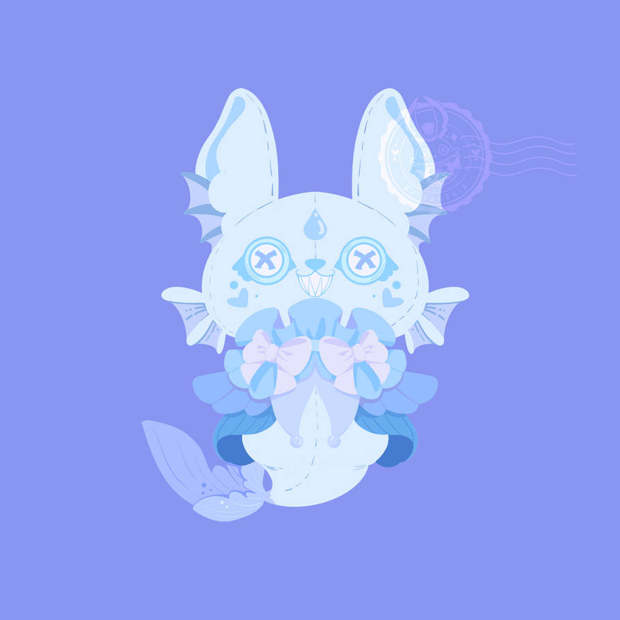 Blue Rabbit Deviantart Rabbit by sasenia1103 on DeviantArt