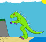 Reptar Arrived on The Beach