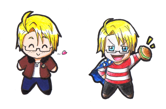 APH: chibi America x2