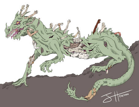 Dragon Corpse UnreadableRoom - Hobbyist, Digital Artist | DeviantArt