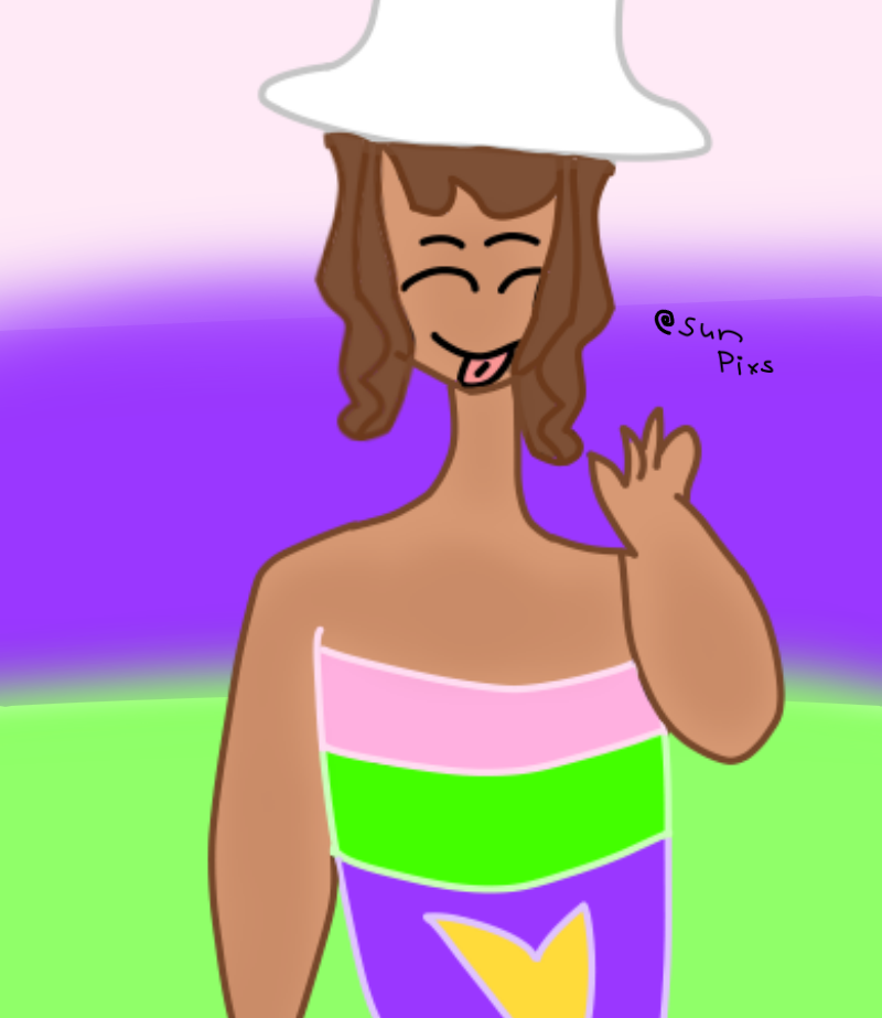 My first Roblox drawing! My character by Softiokitty on DeviantArt