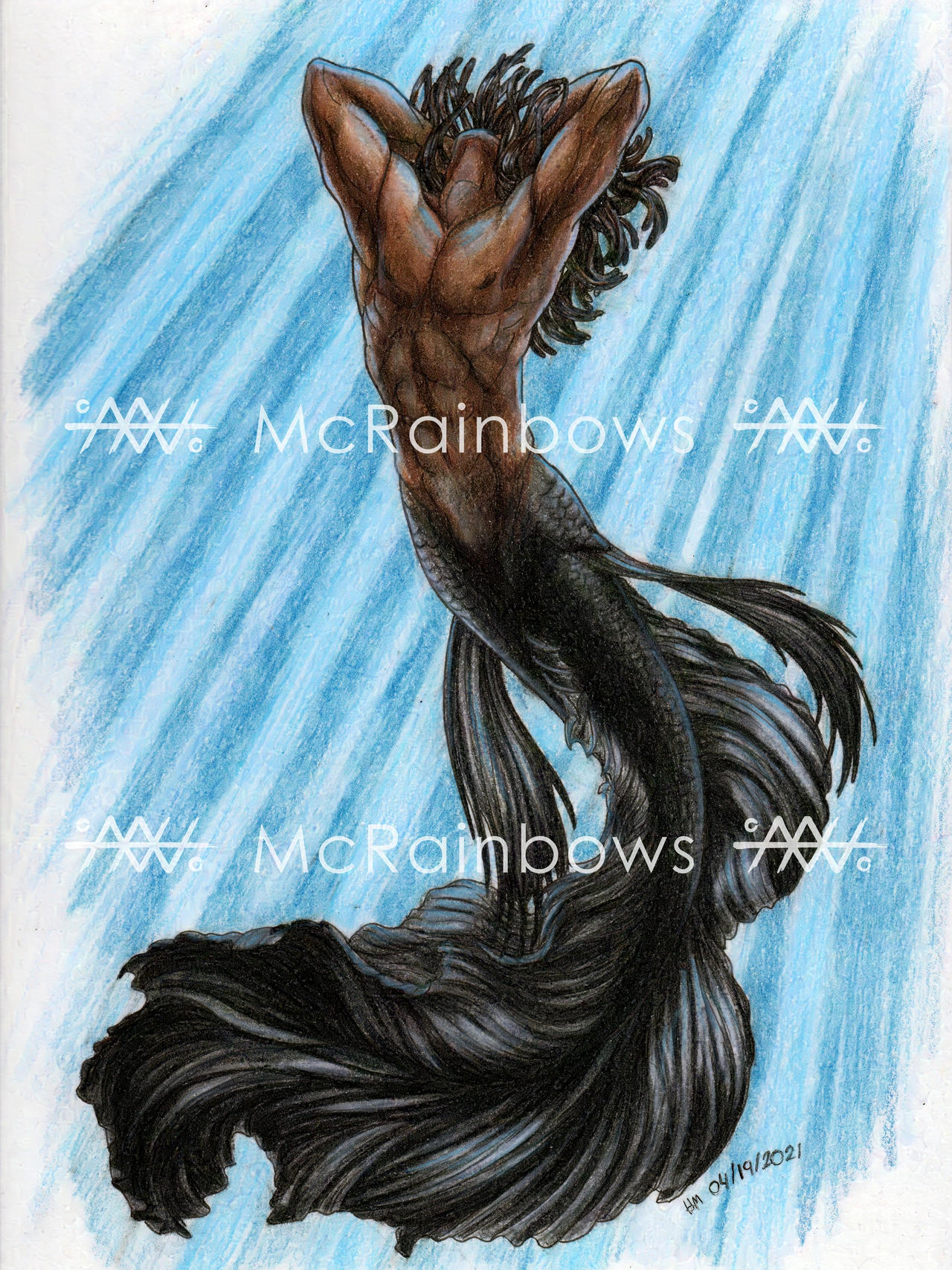 Merman Merchant 04.19.2021 Merman Bastion by McRainbows on DeviantArt