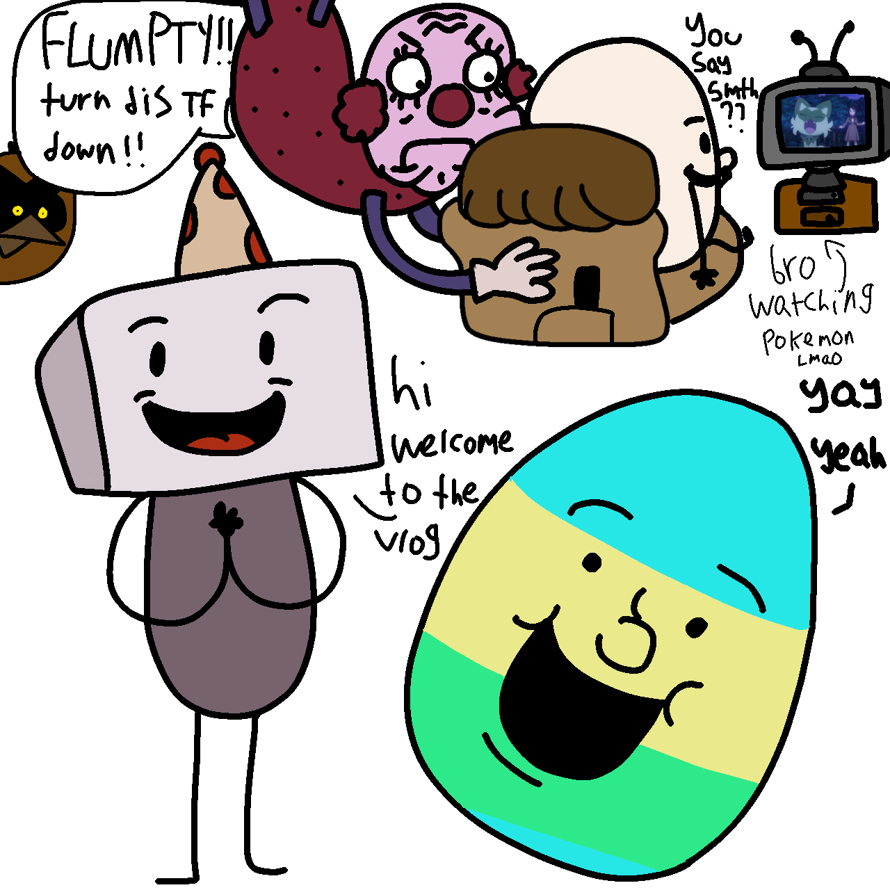 One night at Flumpty's 2 (my version/old art) by Chickie456 on DeviantArt