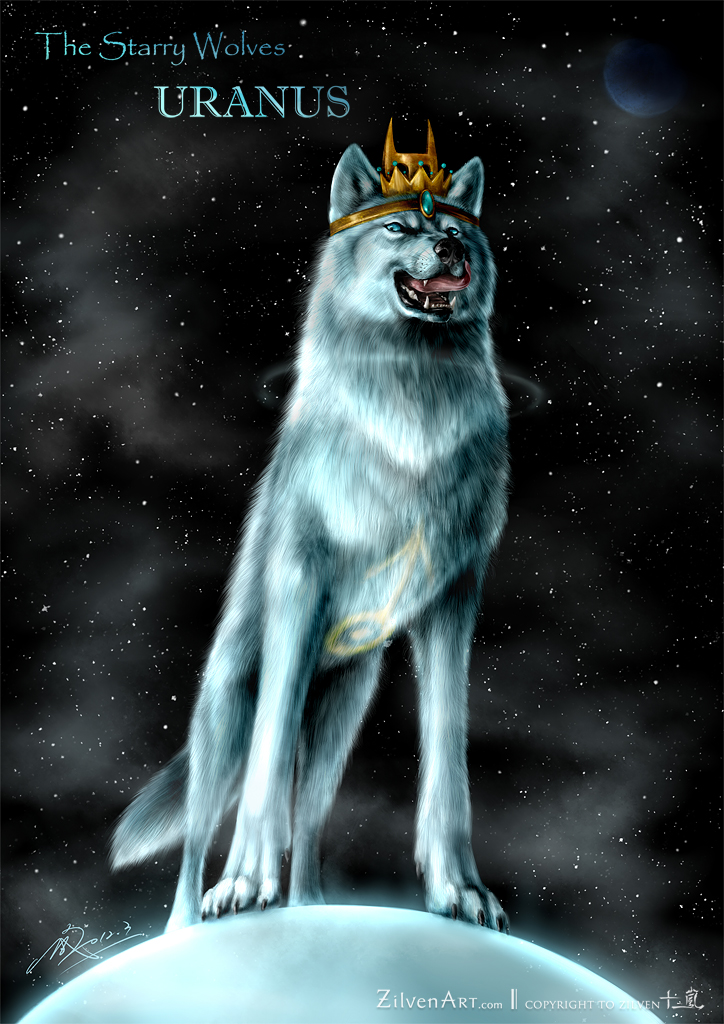 Wolves Astropay The Starry Wolves - Uranus by ZilvenArt on DeviantArt