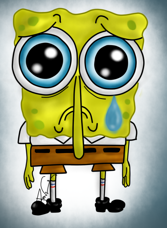 Spongebob Sad by EffoVex